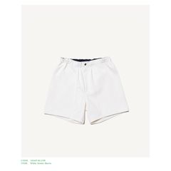 アプレッセ 24SS White Tennis Shorts style 2024.5.24