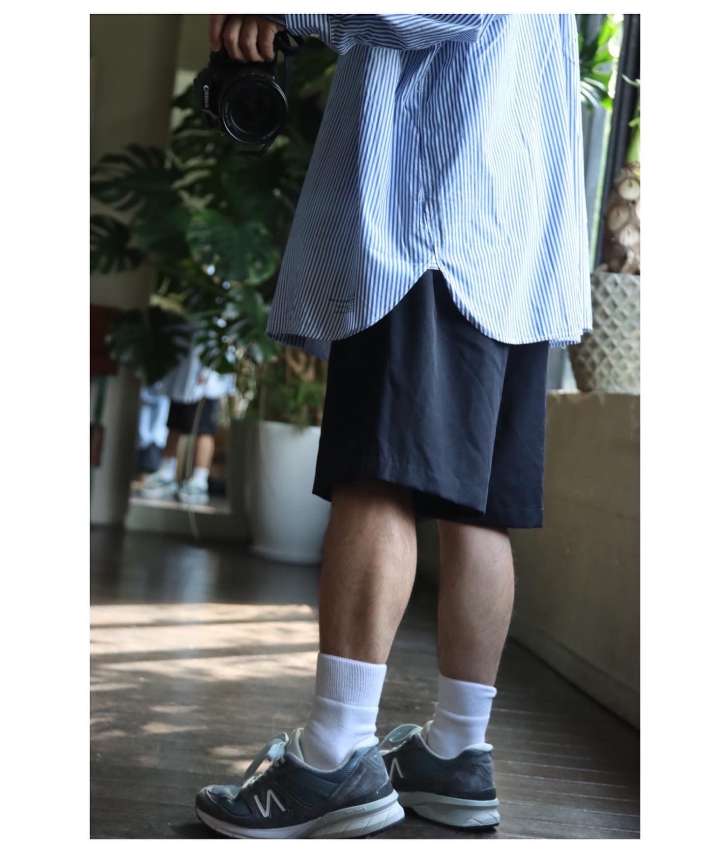 FreshService CORPORATE STRIPE REGULAR COLLAR SHIRTスタイル
