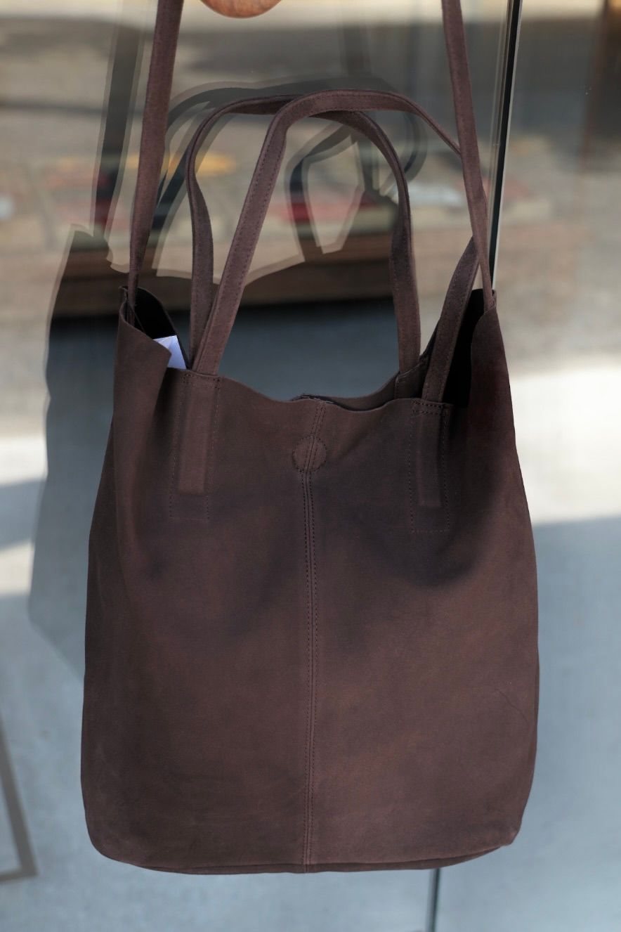 Morphee / モルフェトートバッグ 3WAY MIDIUM TOTE(LONG)SUEDE [DARK CHOCO]☆新作発売！