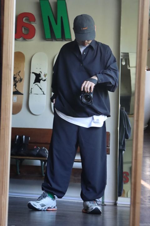 FreshService WOOLY CLOTH ANORAK SHIRTスタイル.2022.10.30.