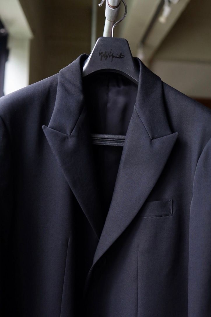 Yohji Yamamoto シングルテーラードジャケット (HW-J35-100-2A26)BLACK☆7月8日(水)発売！