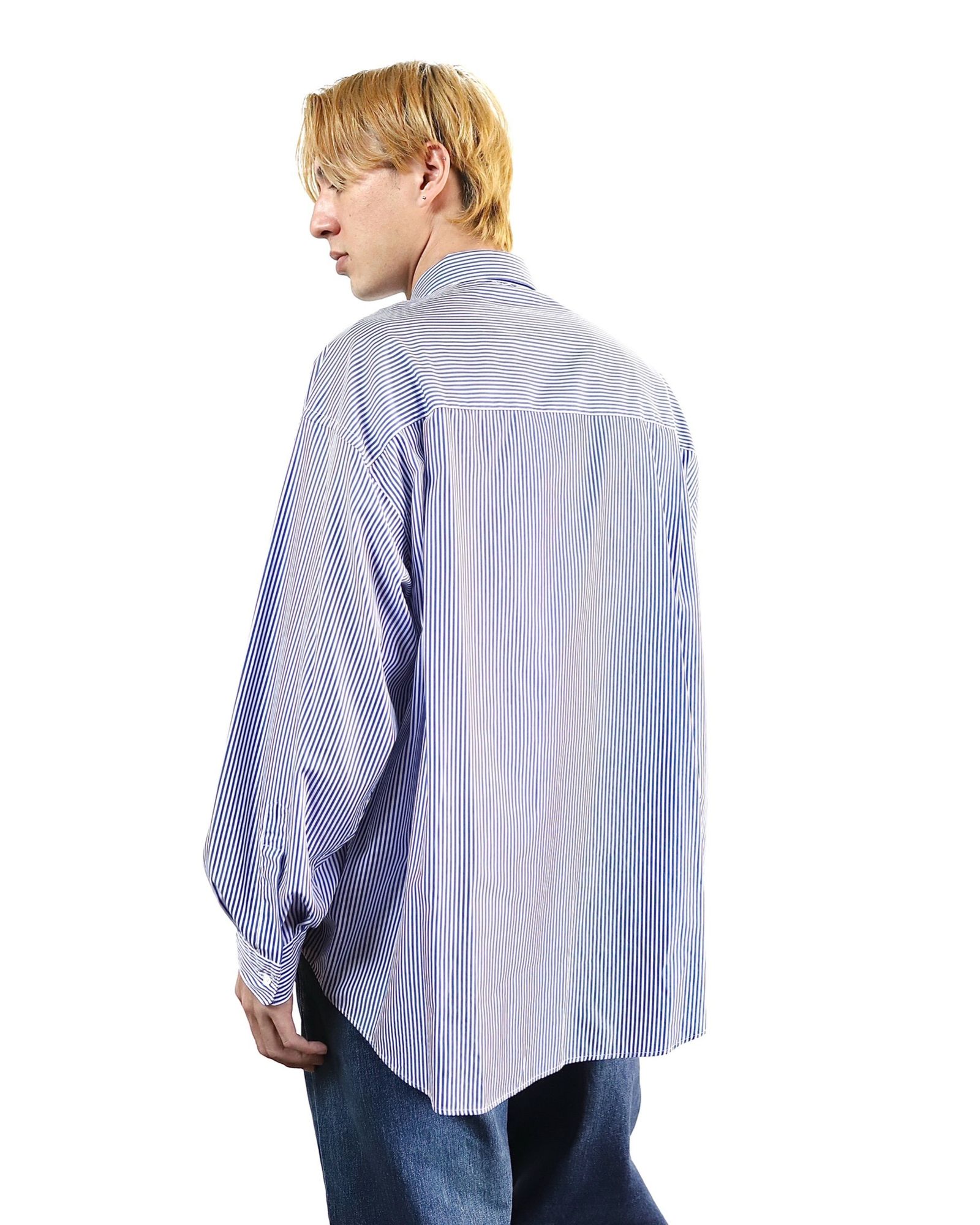 Graphpaper 24SS 新作Broad L/S Oversized Regular Collar Shirt style 2024.2.26