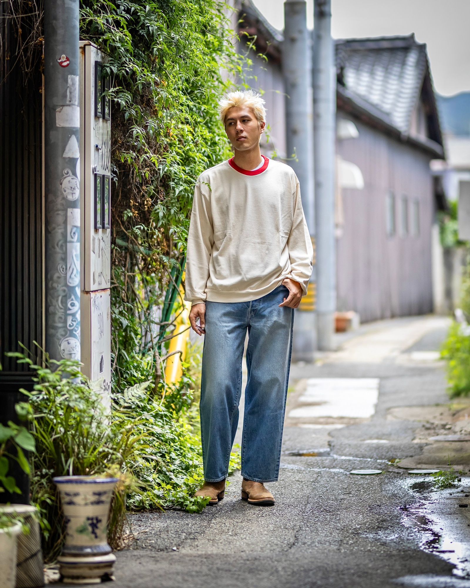 blurhms Co/Silk Nep Ringer Tee L/S 新作発売！