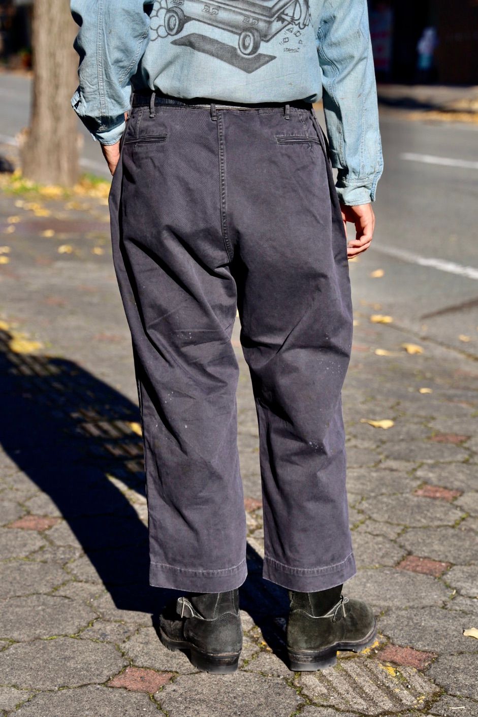 BOW WOW 26 New Year Release Items バウワウ BLACK WORK TROUSERS AGED(BW261-BWTA) BLACK☆1月2日11:00発売！