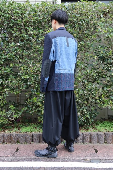 JUNYA WATANABE COMME des GARCONS MAN カシミヤツイード×綿デニム×綿ウィップコード style 2020.12.16.