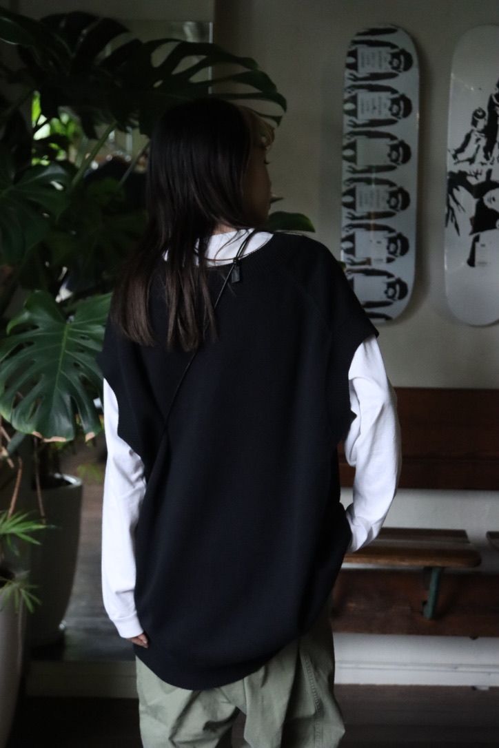 STUDIO NICHOLSON 22AW KNITTED VEST style.2022.9.24