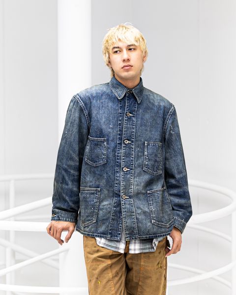 BOW WOW 26SS バウワウ HERITAGE DENIM CHORE COAT AGED(BW261-HDCC)INDIGO☆3月14日(土)発売！