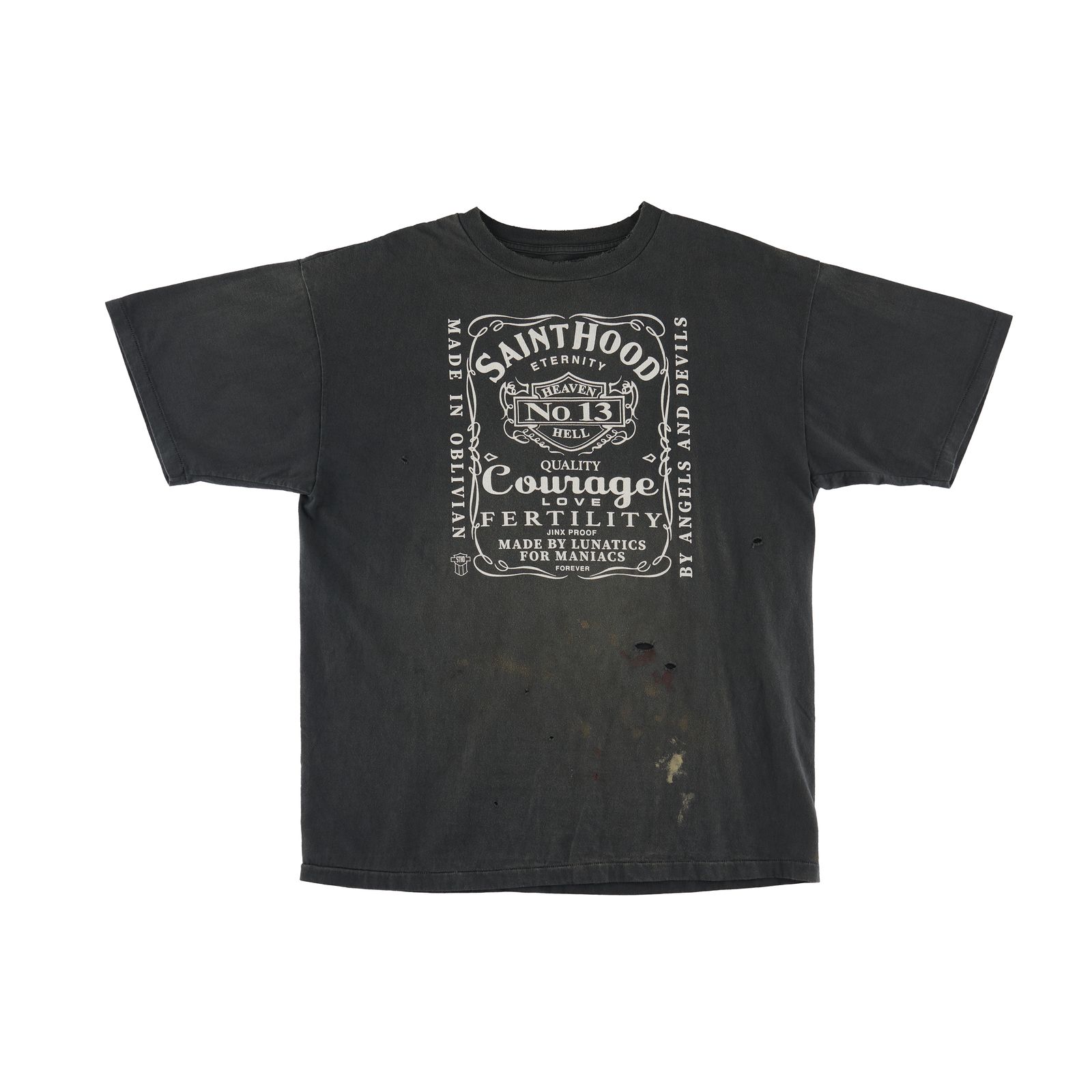 セントマイケル 23SS NEIGHBORHOOD® コラボTシャツ(SM-S23-0000-116) BLACK※5月20日(土)発売！ - M