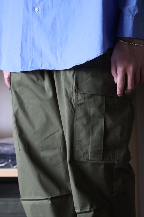 Graphpaper Broad Oversized L/S Regular Collar Shirt(GM214-50013) style.2021.10.17.