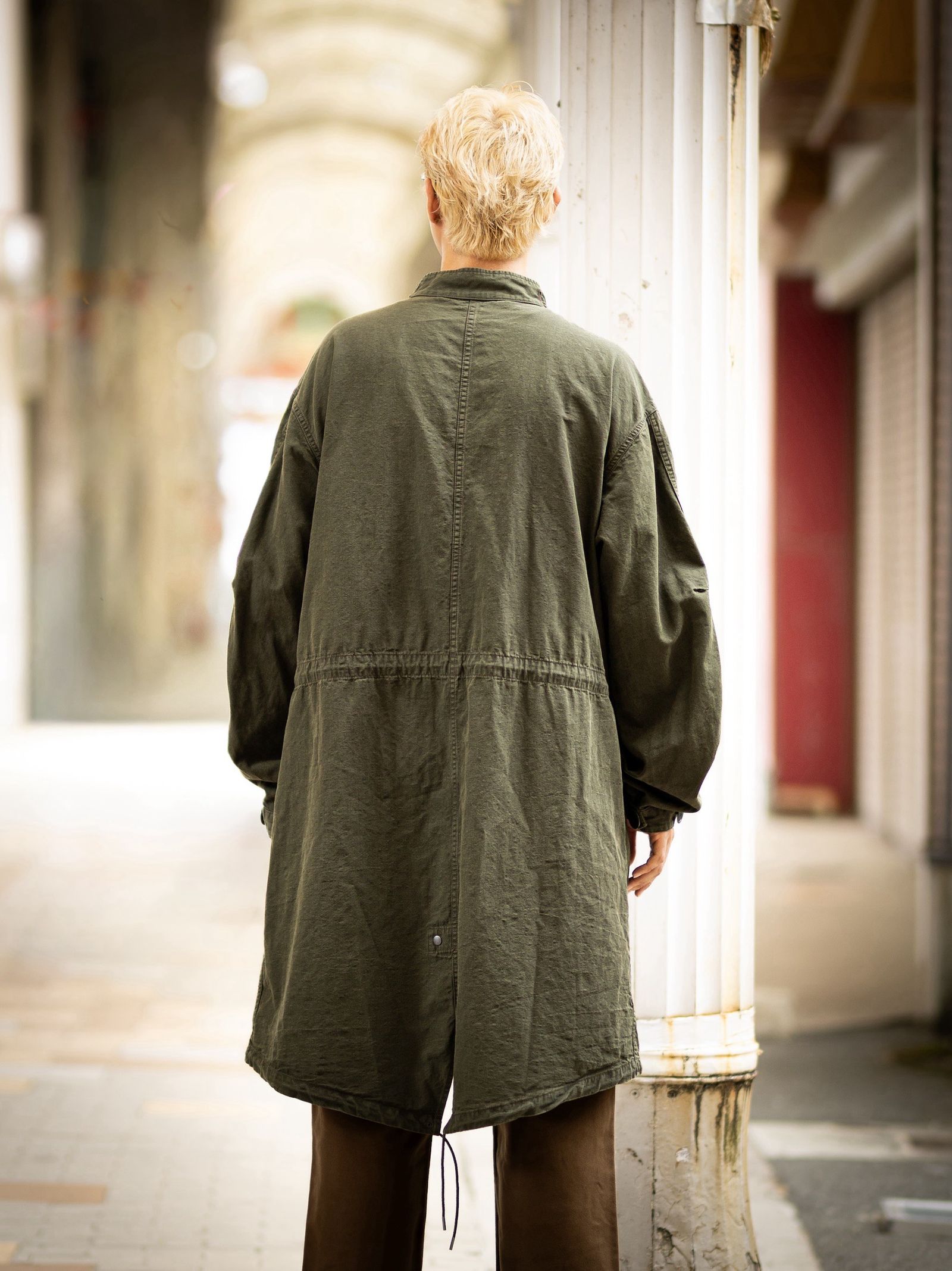 A.PRESSE Vintage Washed Wool M-65 Field Parka スタイル