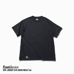 FreshService 新作DRY JERSEY S/S CREW NECK Tee(BLACK)style 2024.6.8
