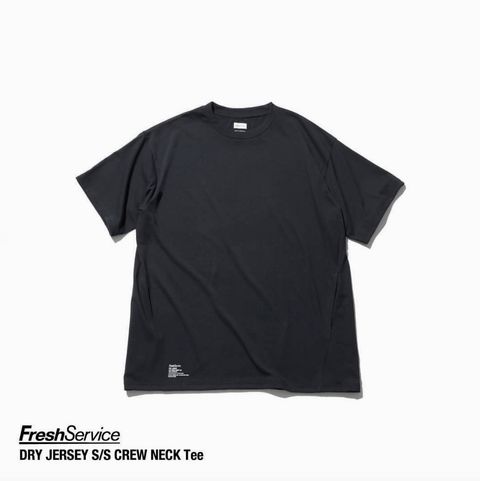 フレッシュサービス DRY JERSEY S/S CREW NECK TEE(FSC253-70083B)BLACK★7月26日(土)発売！