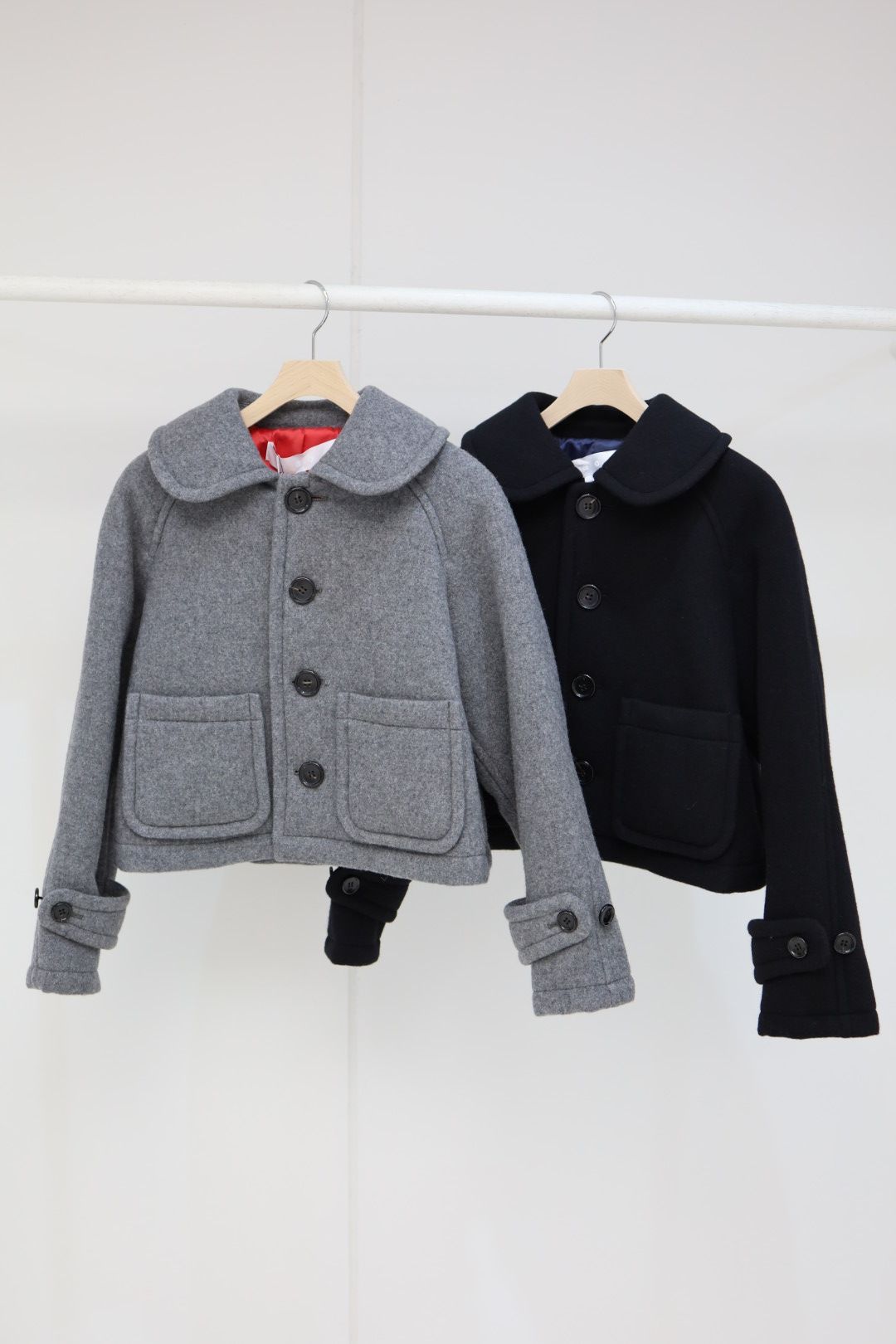 tao 26FW ウールエステルフラノ先染ジャケット(TR-J007-051-1)BLACK☆10月16日(金)発売！