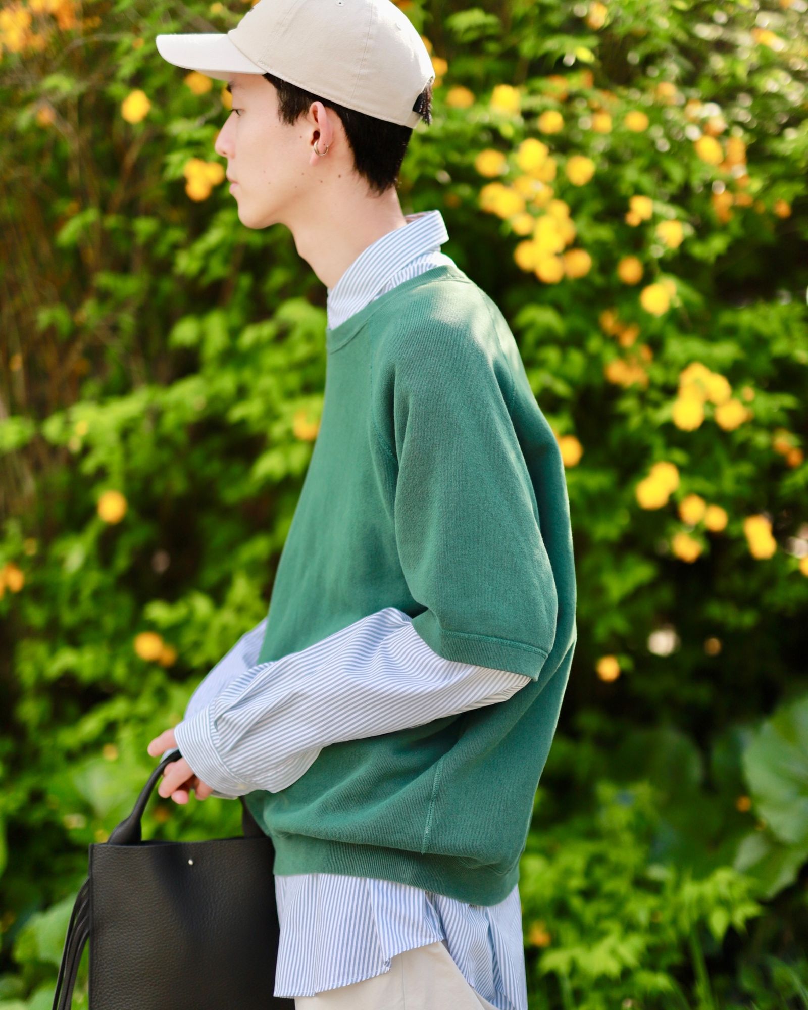 A.PRESSE アプレッセ23SS High Density Weather Cloth Trousersスタイル