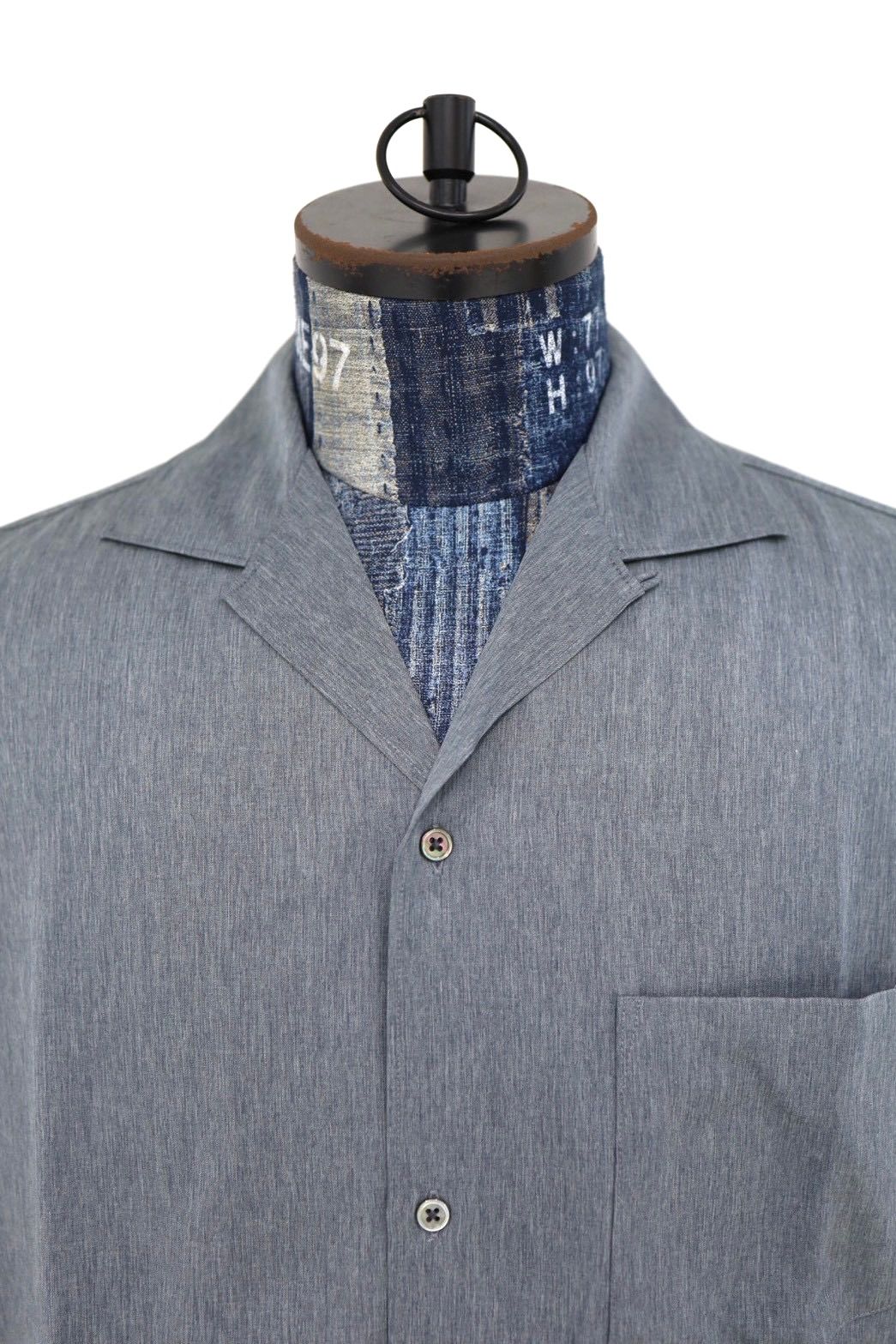 フレッシュサービス COOLFIBER OPEN COLLAR S/S SHIRT(FSC261-50253)H.GRAY☆4月11日(土)発売！