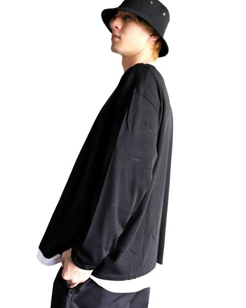 FreshService 24SS WASHABLE WOOL L/S TEE スタイル