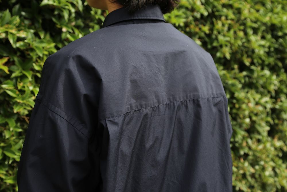 Graphpaper Broad L/S Oversized Regular Collar Shirt style. 2021.06.23.