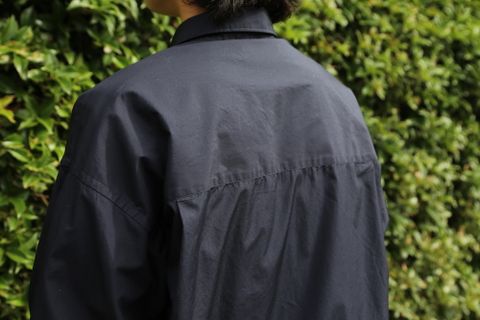 Graphpaper Broad L/S Oversized Regular Collar Shirt style. 2021.06.23.