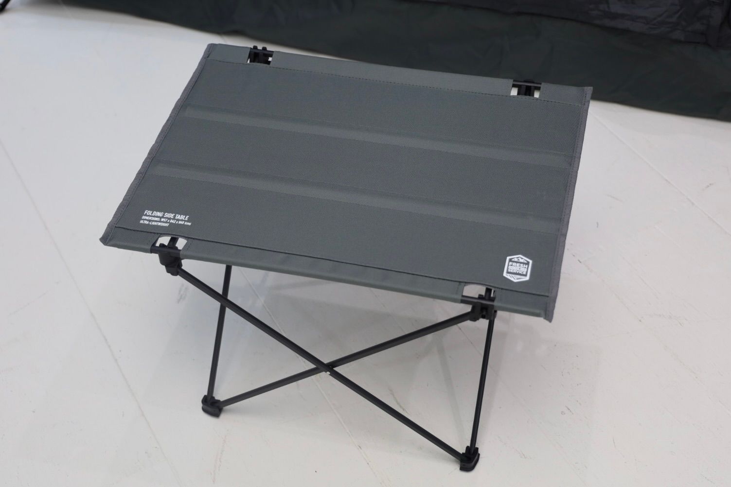 フレッシュサービス  FOLDING SIDE TABLE(FSP262-99006)GRAY☆6月27日(土)発売！