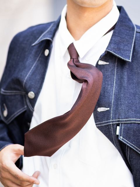 doublet ダブレット26AW TSHAPE MEMORY SHIJIRA TIE (26AW37BL269)BEIGE☆8月15日(土)発売！
