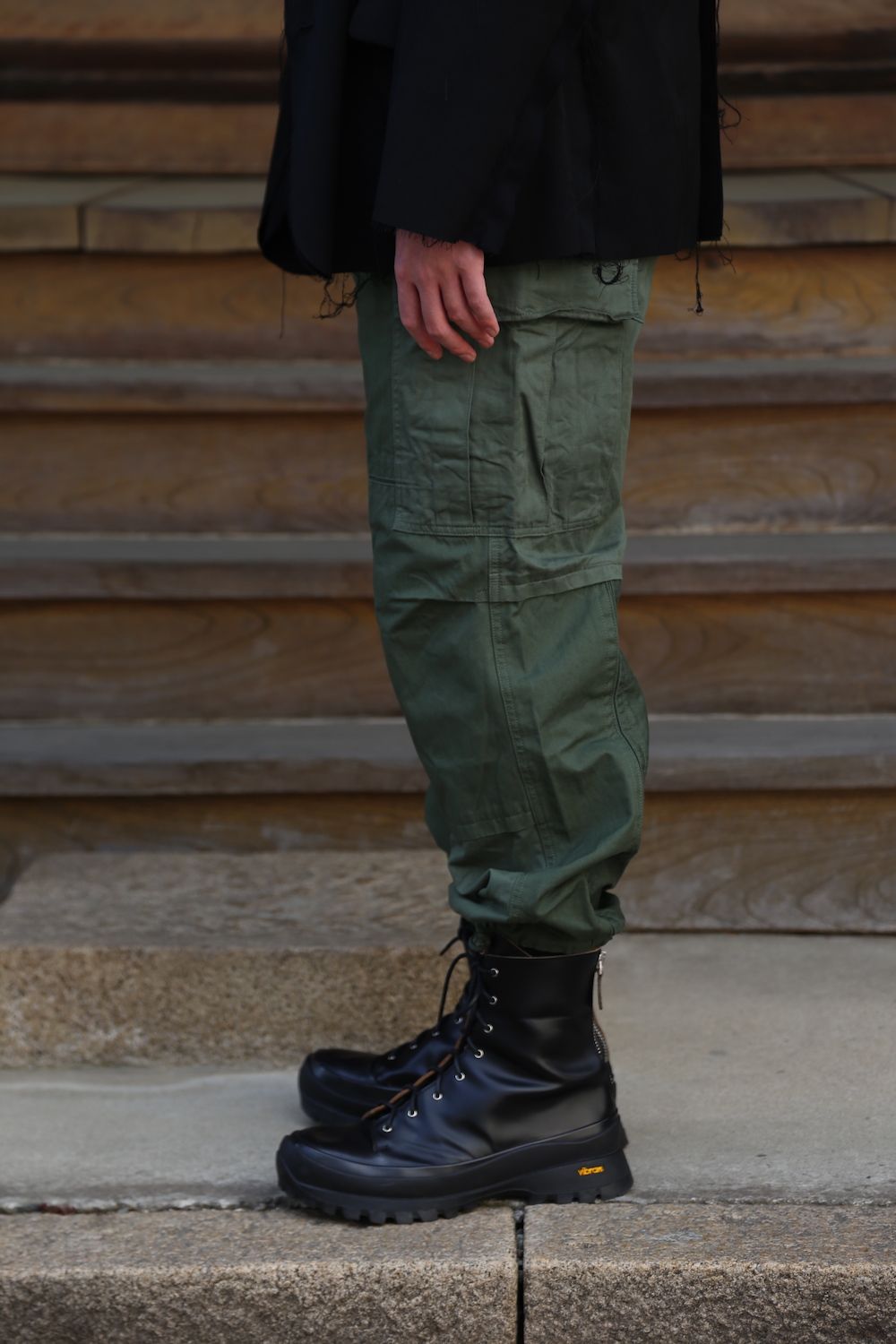 yohji yamamoto M-3BS 重ねST止レイヤードジャケット(HR-J10-802) style.2021.2.28.