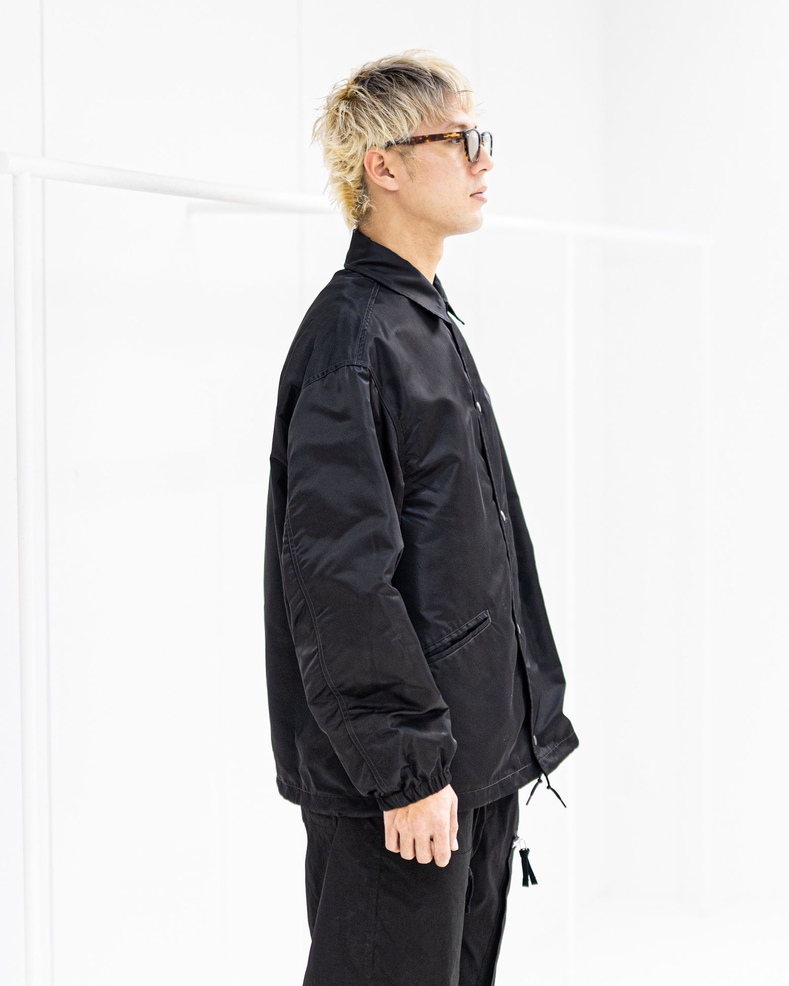 ブラームス 26SS Washed Nylon Coach Jacket(bROOTS26S8)Black☆12月26日(金)新作発売！