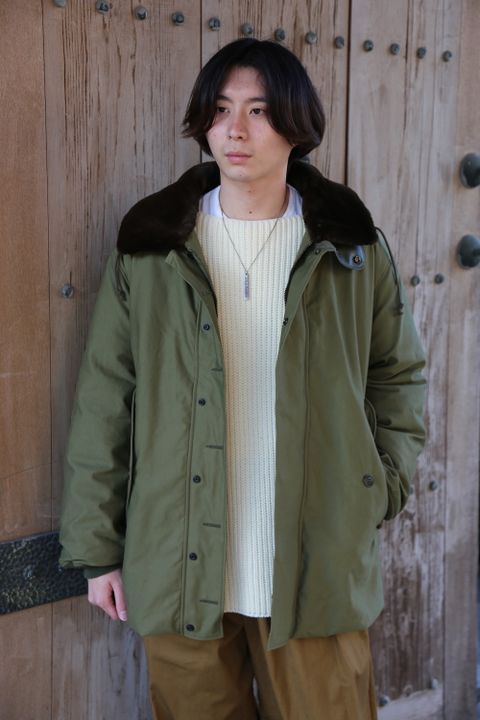 eYe JUNYA WATANABE COMME des GARCONS MAN 綿バックサテンミリタリーブルゾン(WF-J905-100)"KHAKI"style.2020.10.25.