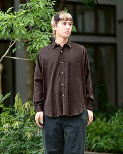 アプレッセ 2026 STYLE2 Double Weave Twill Regular Collar Shirts(26AAP-02-05)DARK BROWN☆7月18日(土)新作発売！
