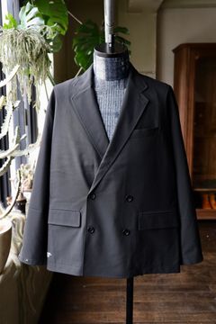 フレッシュサービス WOOLY CLOTH DOUBLE JACKET(FSC251-20106)BLACK