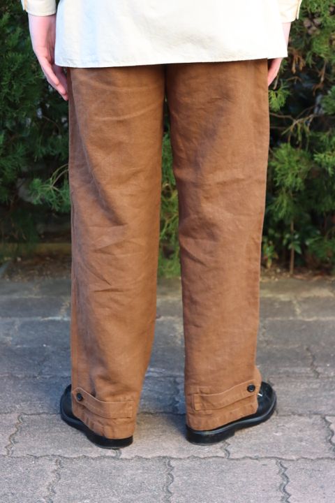 Ets.MATERIAUX M38 Motor cycle coat"BROWN"style.