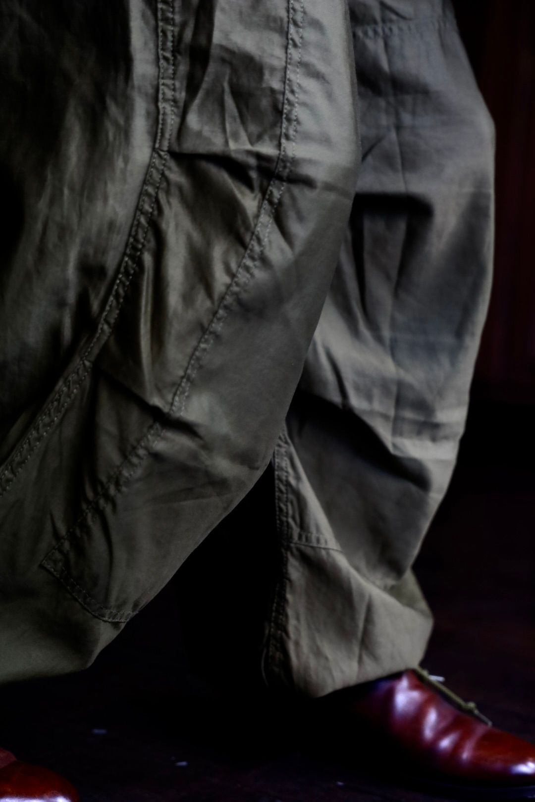 Gurankファティーグジャケット"KHAKI"スタイル