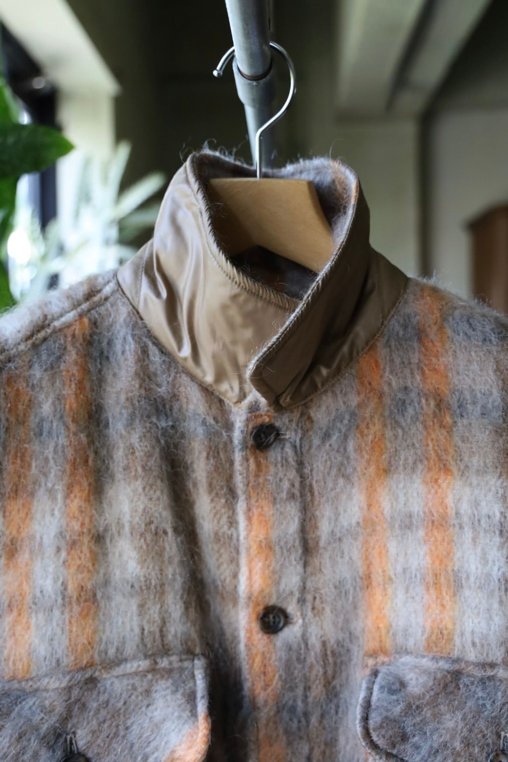イズネス 25AW CPO SHIRT JACKET (25AW_29_1003AWSH01SW)BEIGE×ORANGE☆新作発売！
