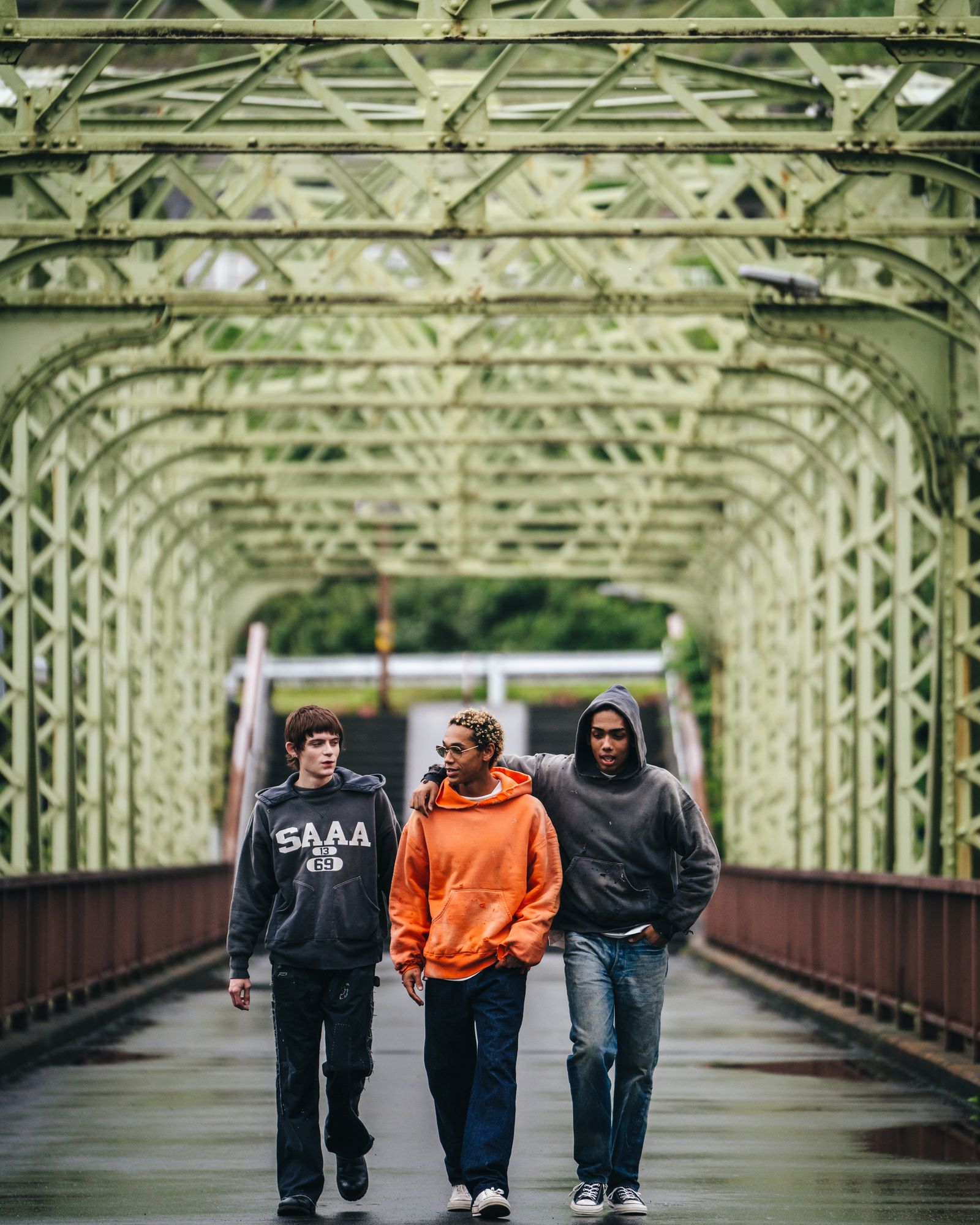 セントマイケル25AWベルベルジンコラボ BB_AFTER HOODED DBL FC /SAA(SM-HR1-0000-C58)BLACK☆11月8日(土)発売！