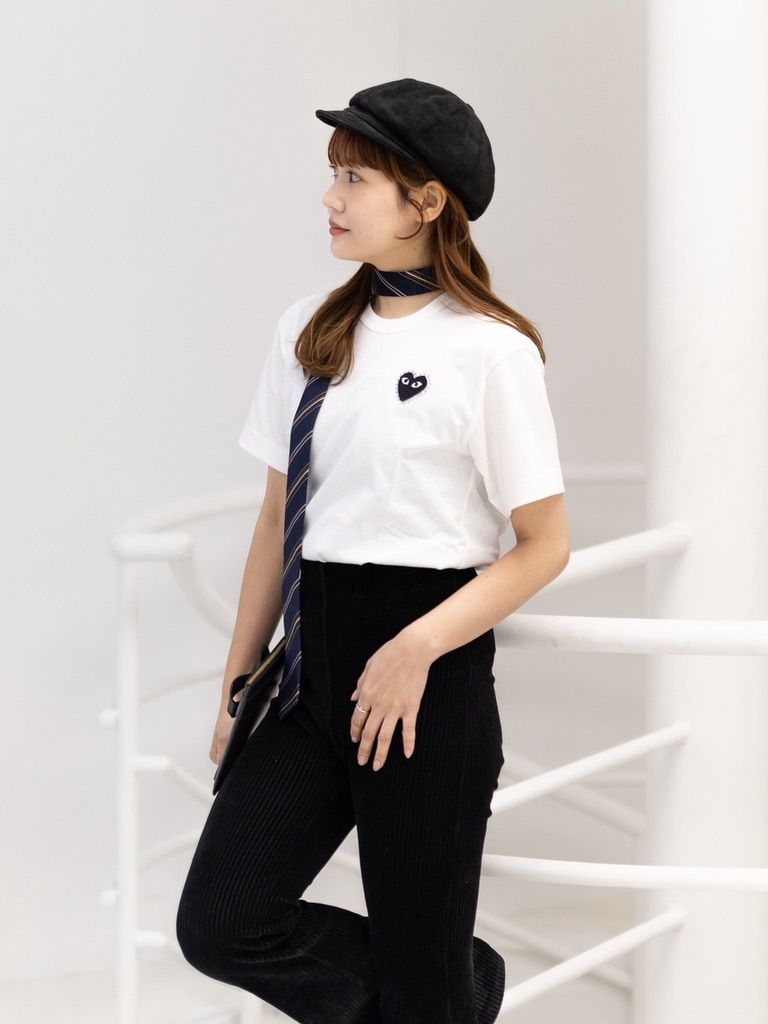 PLAY COMME des GARCONS 新作RHINESTONE HEART Tシャツ style.2025.12.9