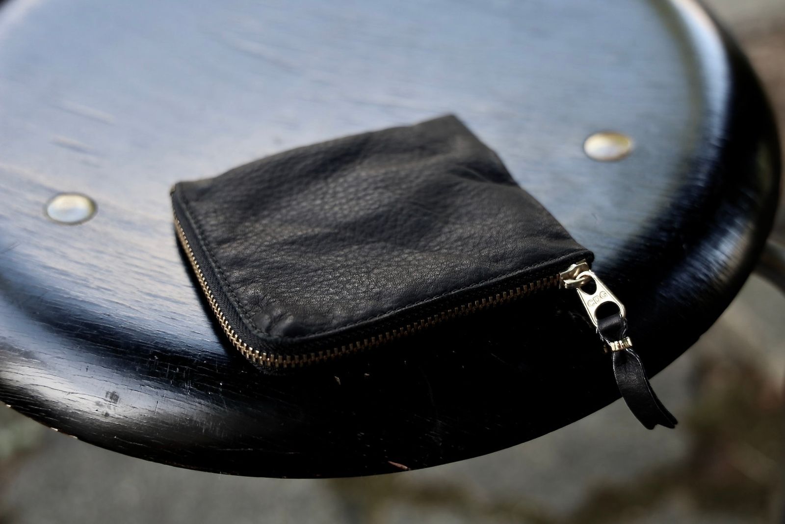 コムデギャルソン 財布WASHED WALLET(SA3100WW)BLACK☆7月10日発売！