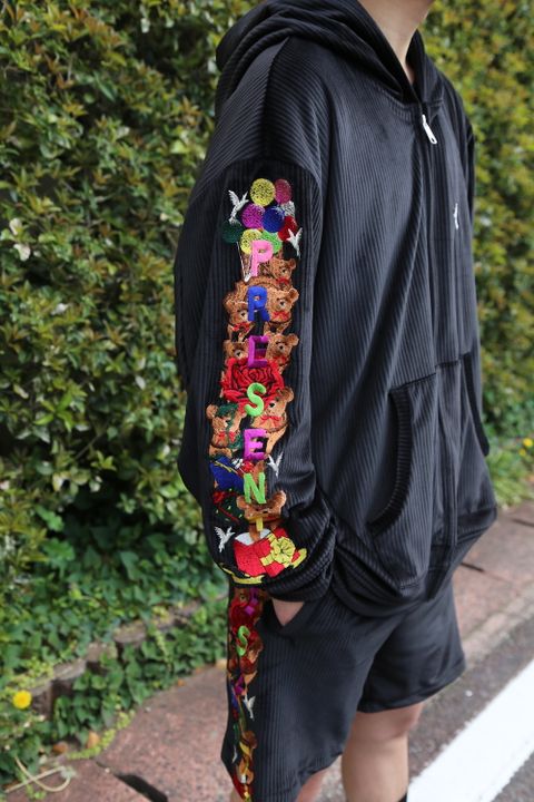 doublet CHAOS EMBROIDERY COMFY HOODIE style. 2021.04.16.