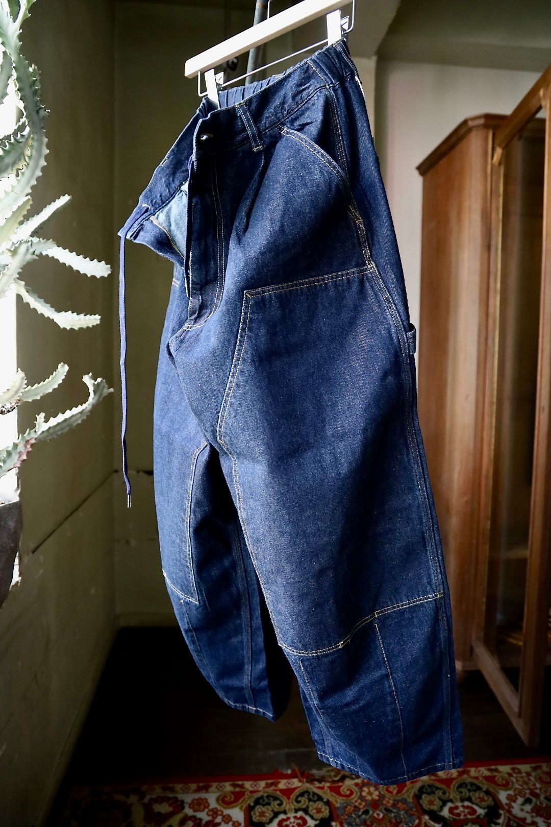 イズネス 26SS Double-Knee Balloon Painter Pants (26SS_12_1008SSBALOONPT01)INDIGO☆新作発売！