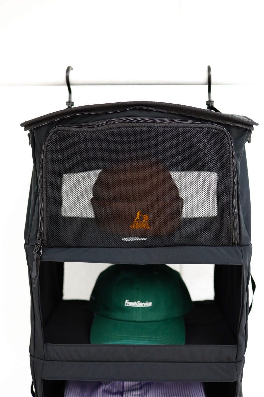 フレッシュサービス HANGING CLOTHES ORGANIZER(FSP253-90068)BLACK