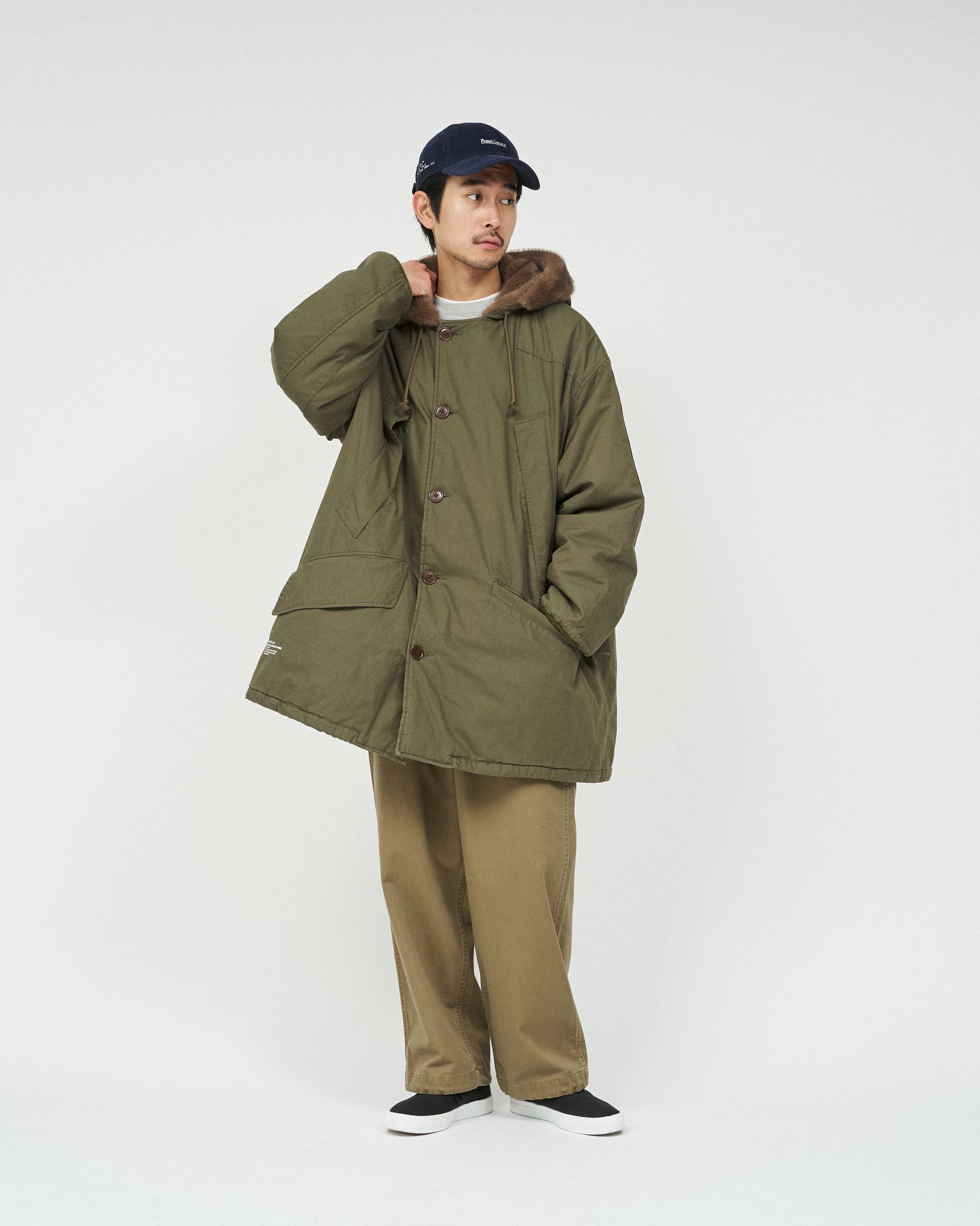 フレッシュサービス WEATHER CLOTH FLIGHT JACKET (FSC253-10139)OLIVE★10月11日(土)発売！