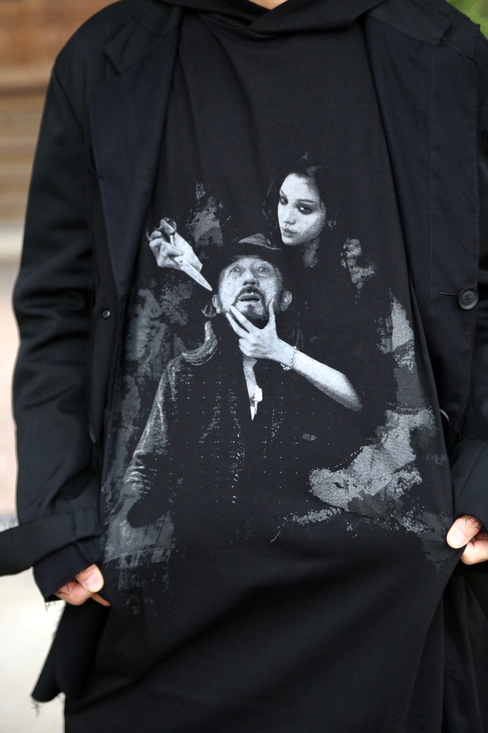 Yohji Yamamoto ヨウジヤマモトフード長袖PTスタイル.2020.12.12.