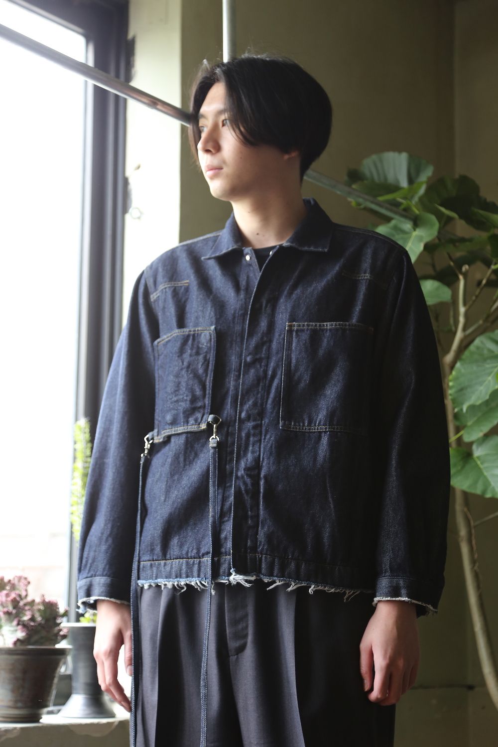 ジャケット・アウター YOKE DETACHABLE POCKET DENIM JACKET YOKE DETACHABLE POCKET DENIM JACKET(YK21SS0196B) style