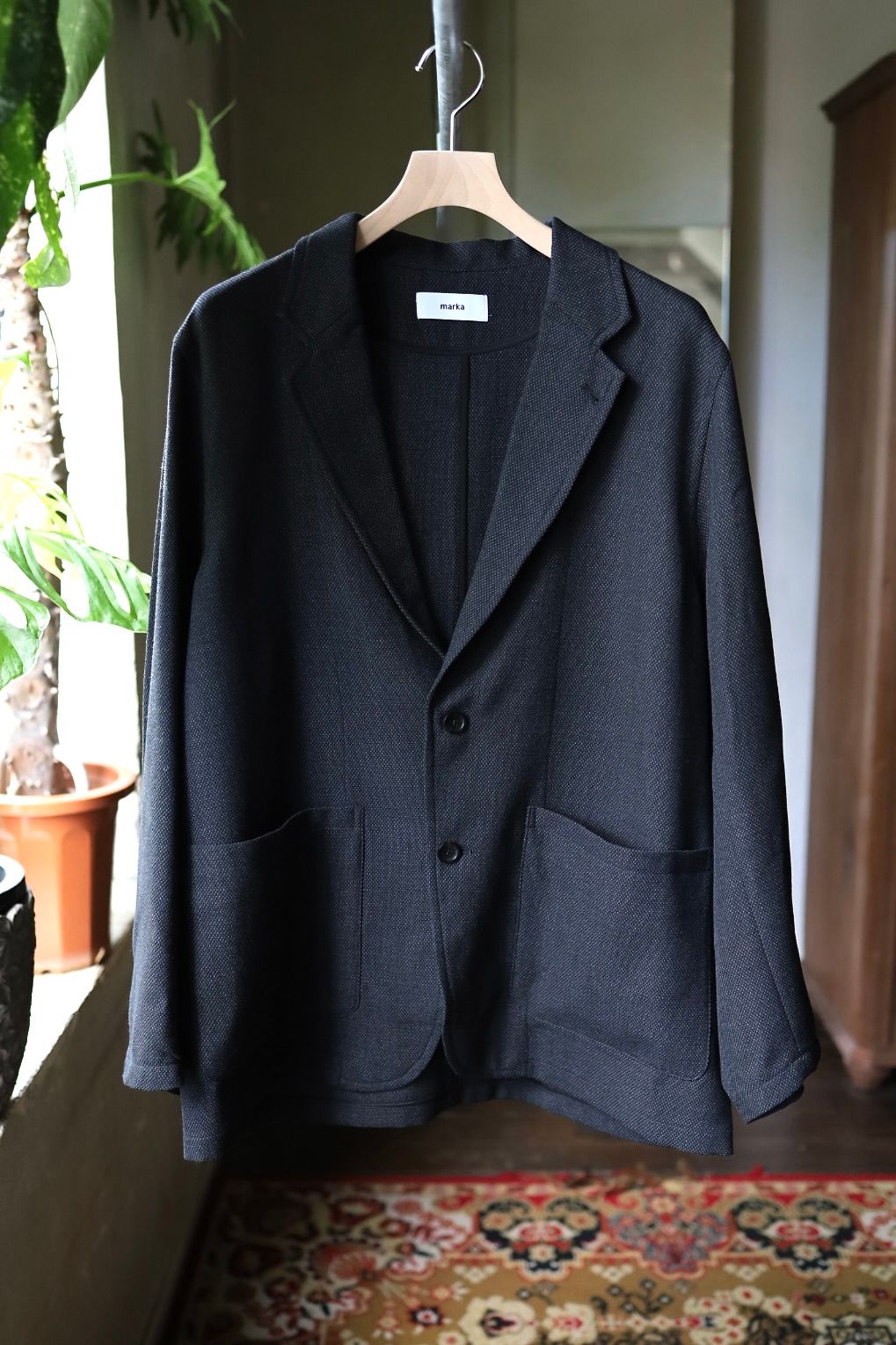 マーカ 26AW STROLL AROUND JACKET(M26C10JK01C)GRAY BIRD’S-EYE☆新作発売！