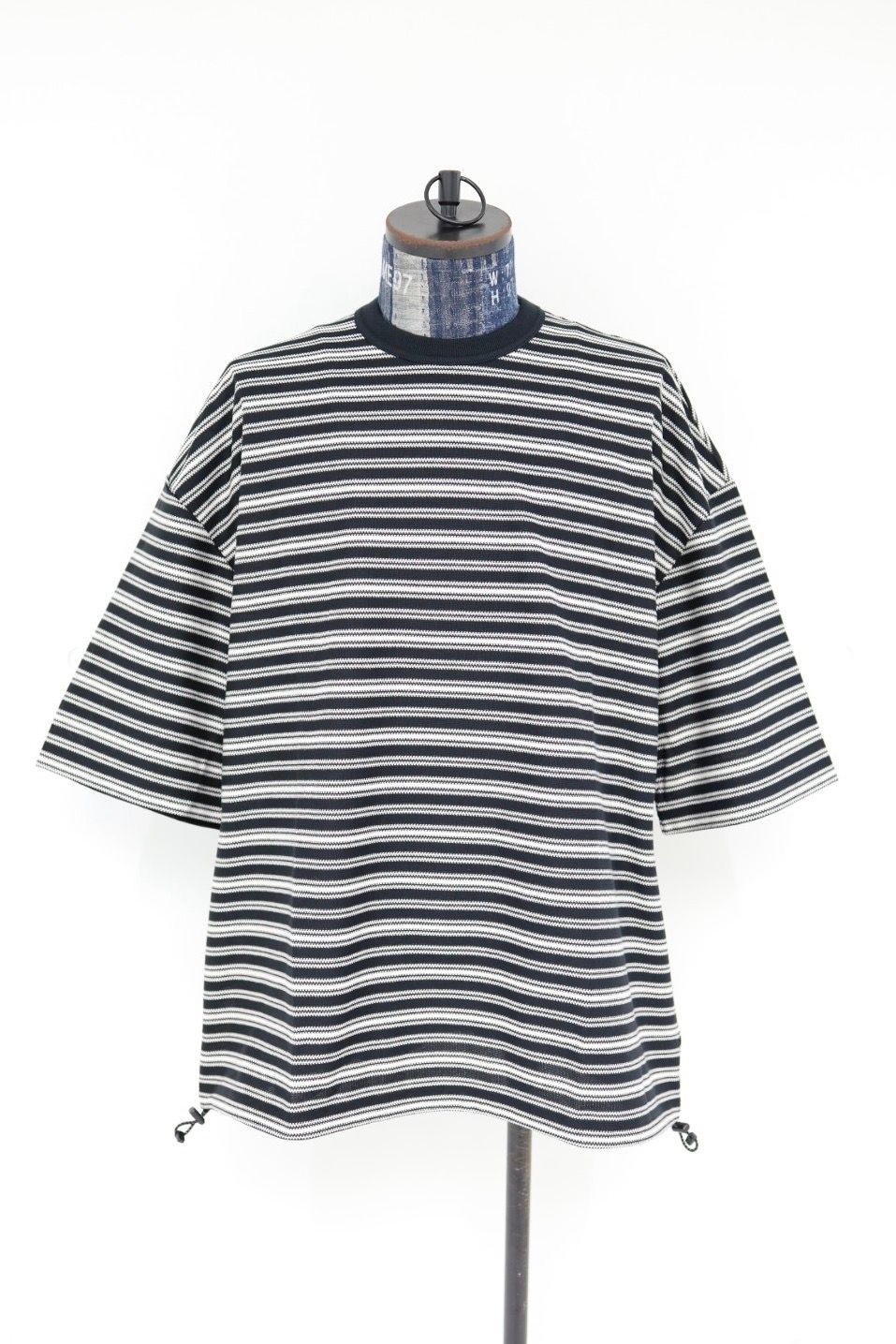 コムデギャルソンオム26SS ラッセルボーダーTシャツ(HQ-T018-051)BLACK×WHITE☆5月1日(金)発売！