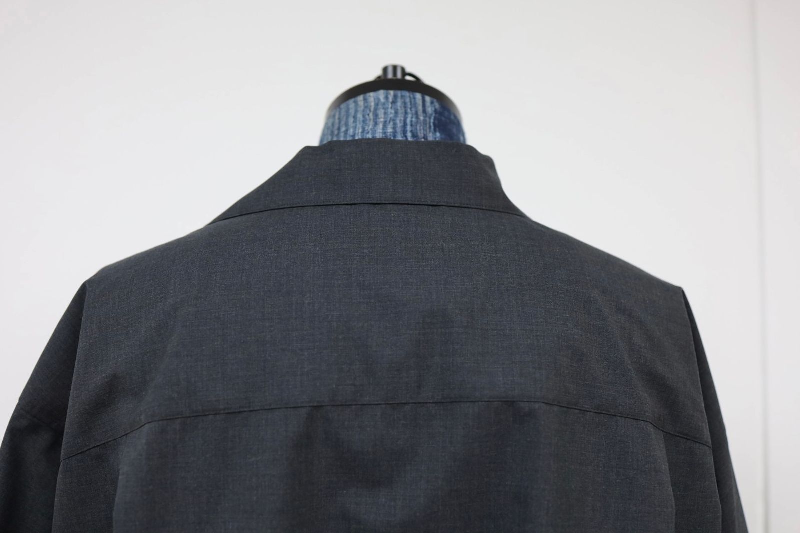 Graphpaper 26SS Fine Wool Heather S/S Skipper Shirt(GU261-50321)CHARCOAL☆2月21日(土)発売！