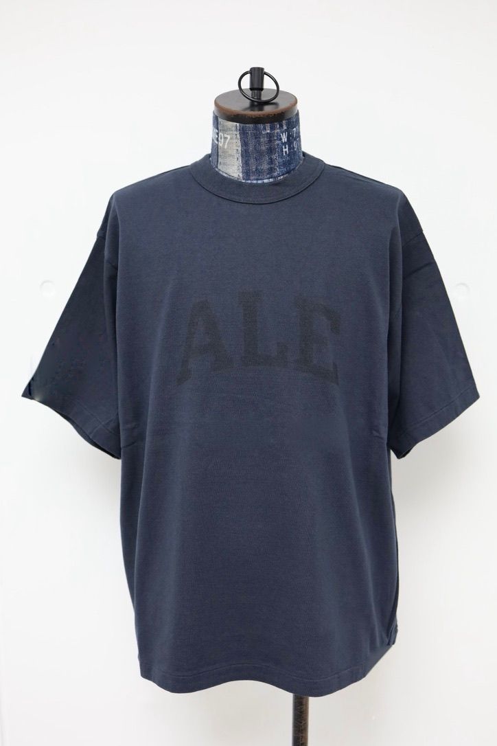 blurhms ROOTSTOCK ブラームスルーツストック 26SS ALE-Y 88/12 Print Tee WIDE(bROOTS25S36S26A)NIGHT BLACK x BLACK☆4月17日(金)新作発売！