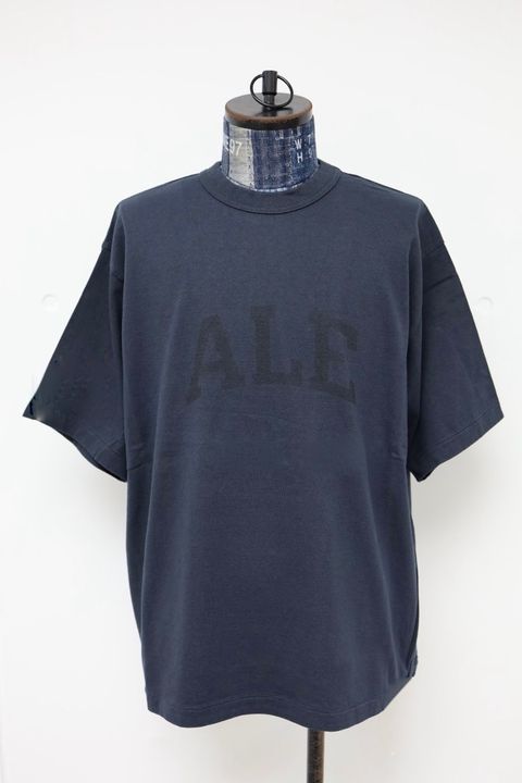 blurhms ROOTSTOCK ブラームスルーツストック 26SS ALE-Y 88/12 Print Tee WIDE(bROOTS25S36S26A)NIGHT BLACK x BLACK☆4月17日(金)新作発売！