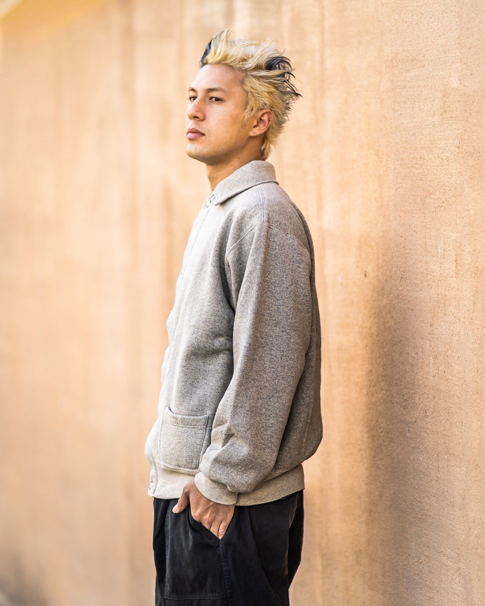 アプレッセ 2026 STYLE1 Vintage Sweat Cardigan(26SAP-05-14)GRAY☆12月13日(土)発売！