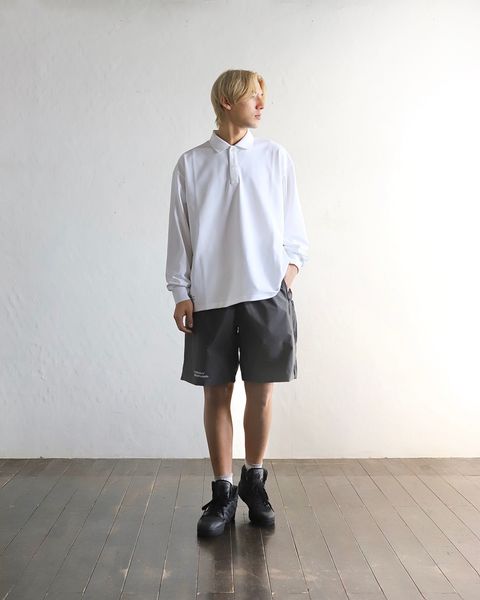 FreshService 24SS 新作DRY PIQUE JERSEY L/S POLO(WHITE) style 2024.3.22
