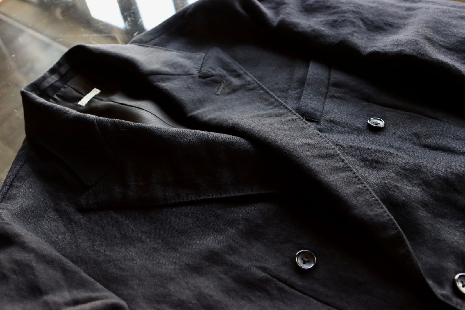 アプレッセ23SSジャケット Double Breasted Jacket(23SAP-01-11M)NAVY