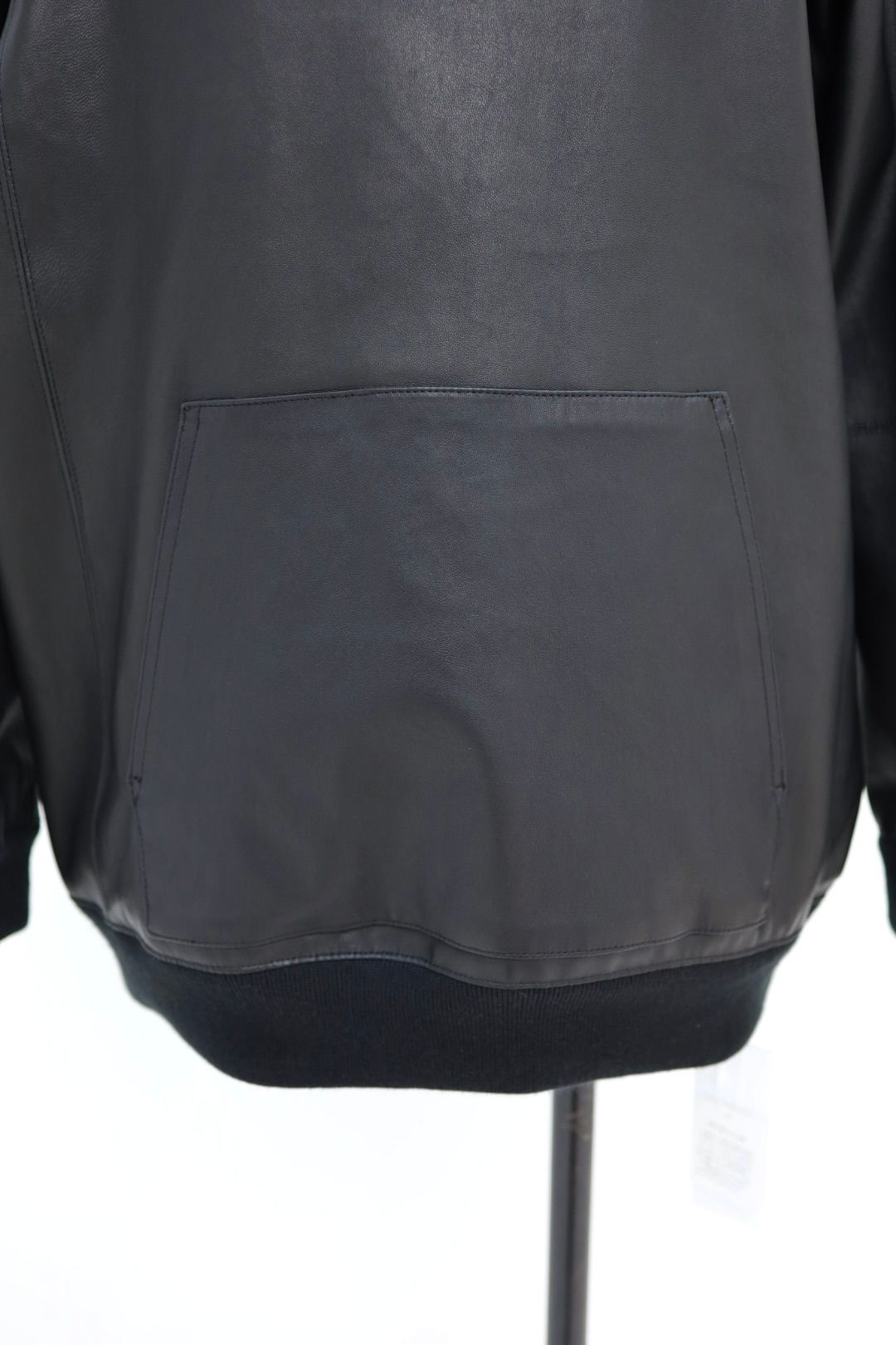 グラフペーパー 26SS Bonded Leather Hooded Pullover(GM261-30409)BLACK☆2月7日(土)発売！